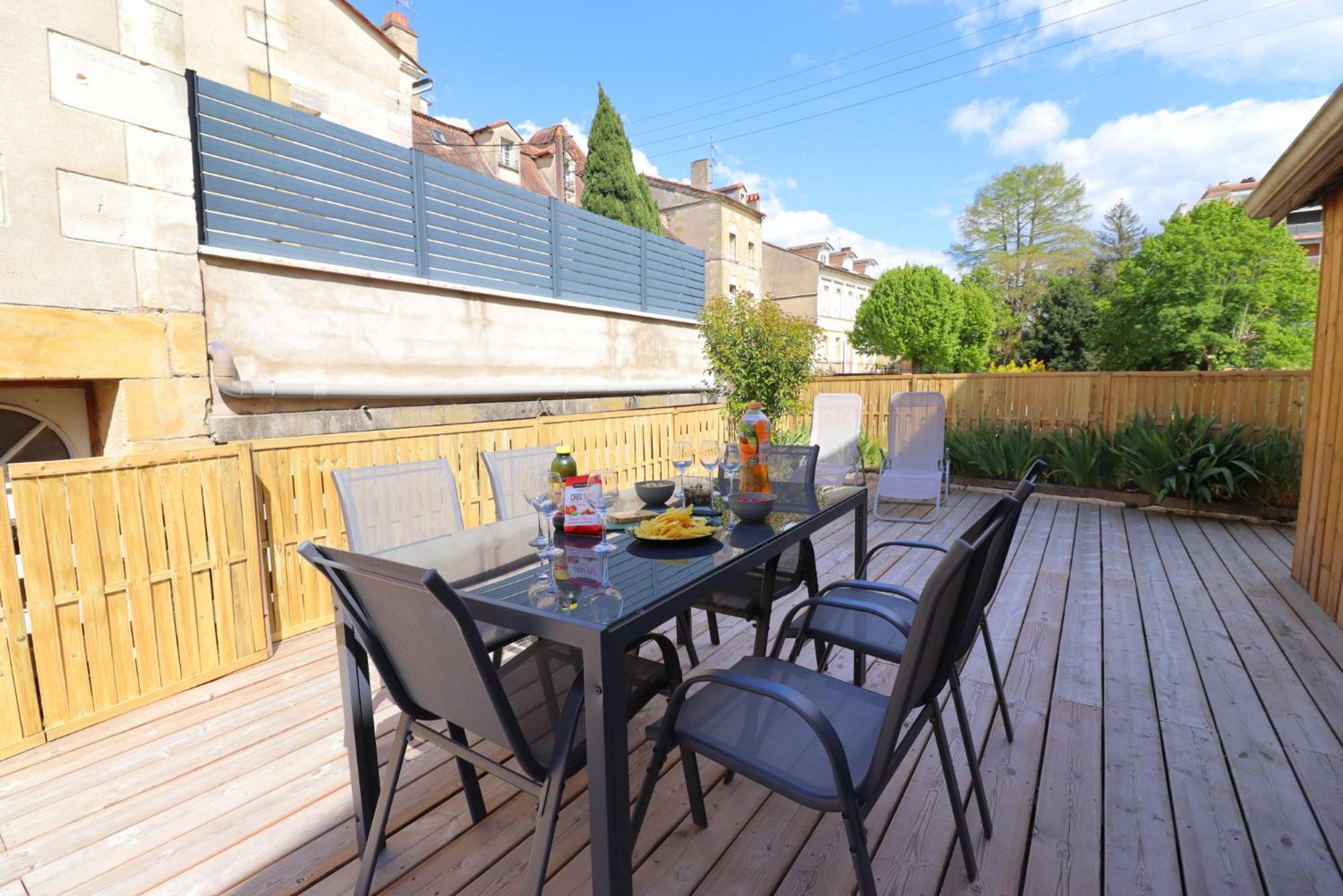 Le Terrazza - T3 Hyper-Centre Avec Terrasse Privative Bergerac Quarto foto